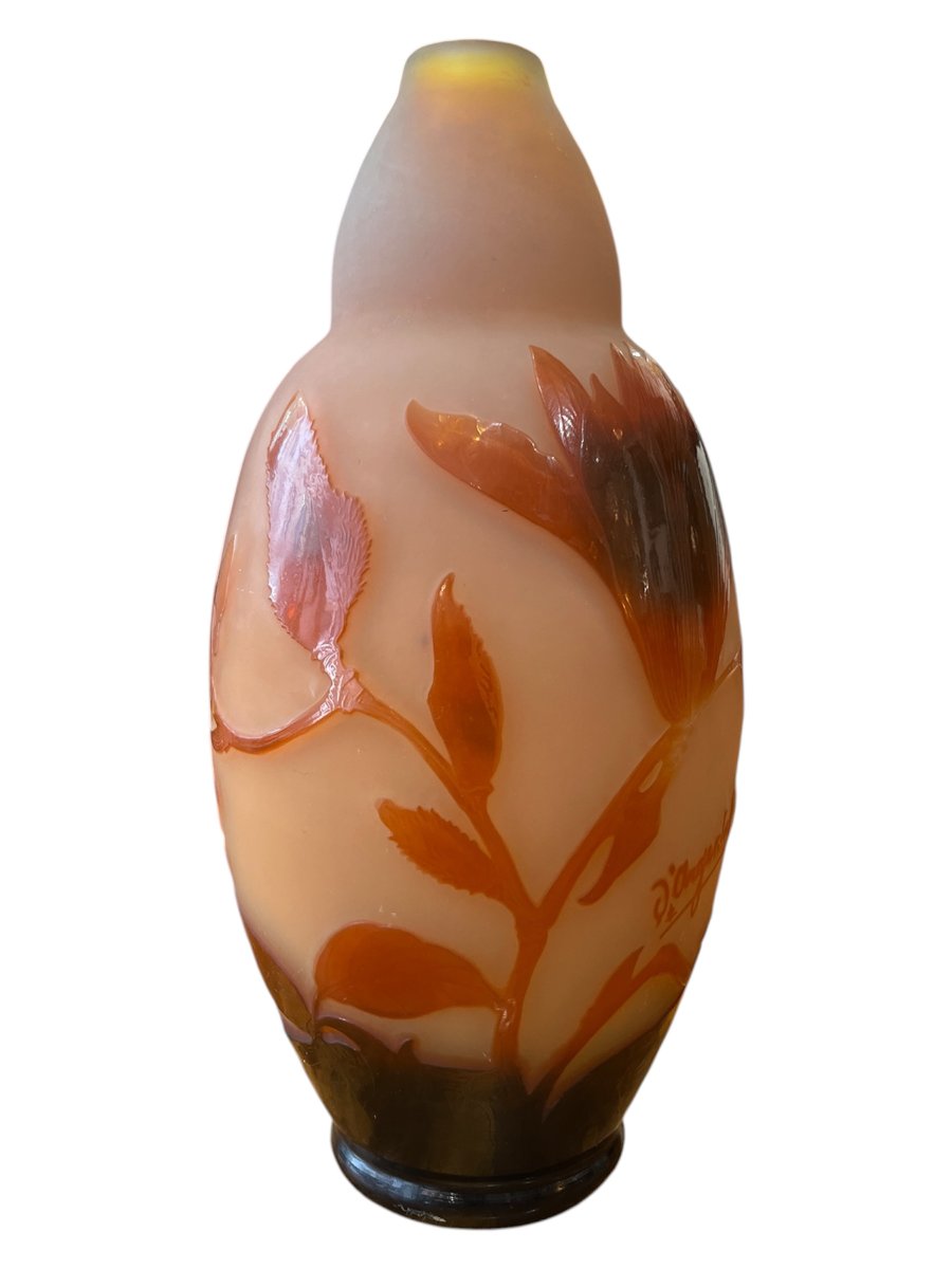 Art Nouveau Vase By Paul Nicolas D’argental Featuring Magnolias-photo-1