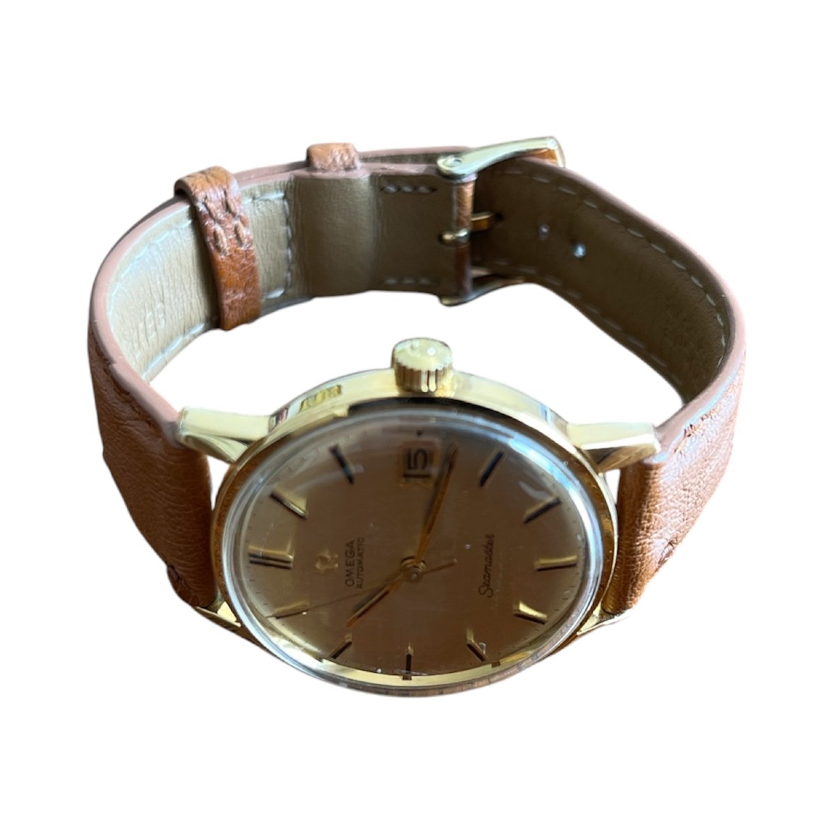 Omega Seamaster Automatic Date Watch, Gold-plated-photo-1