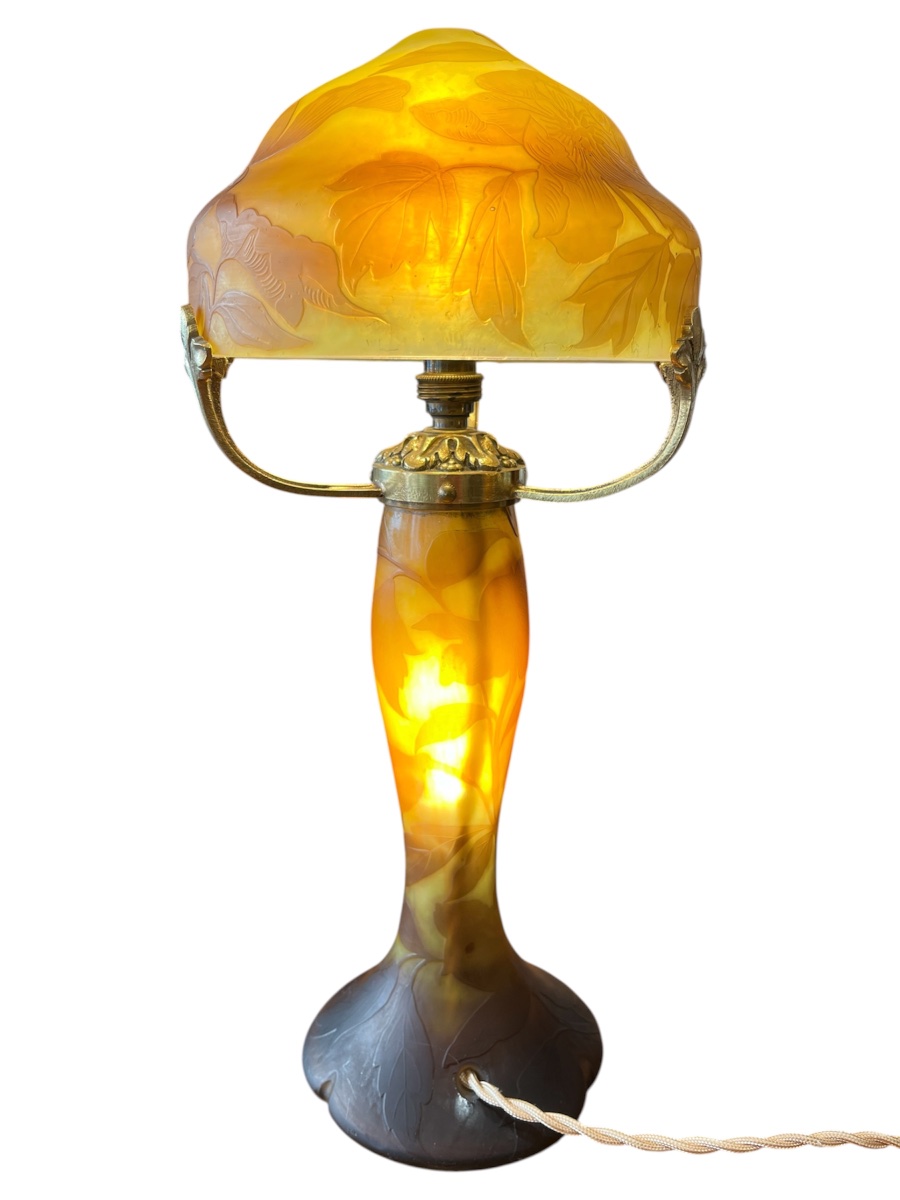 Art Nouveau Mushroom Lamp By Théodore Legras-photo-4