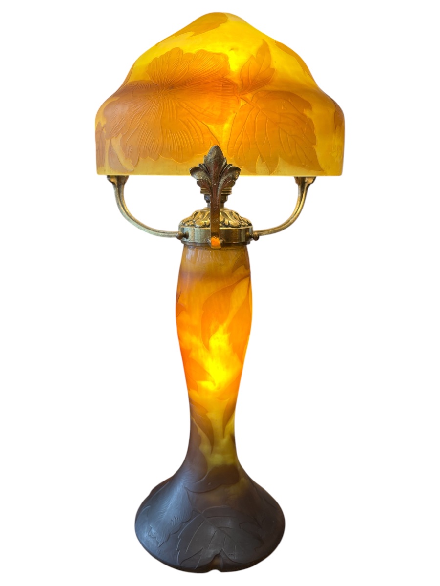 Art Nouveau Mushroom Lamp By Théodore Legras