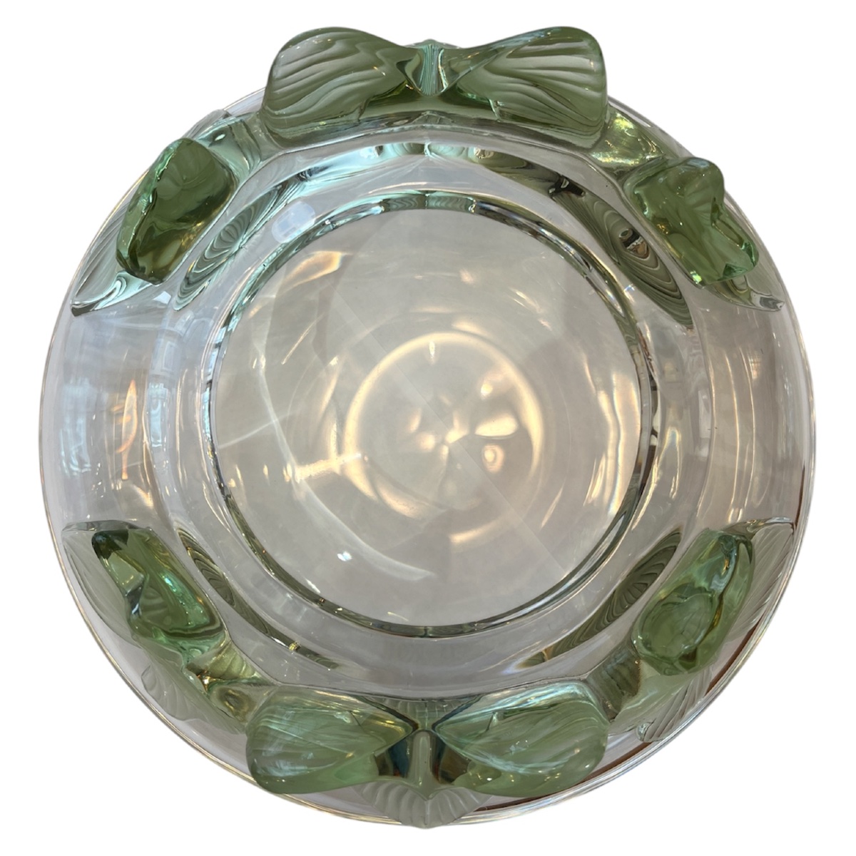 Coupe Lalique France en cristal modèle Lierre-photo-2