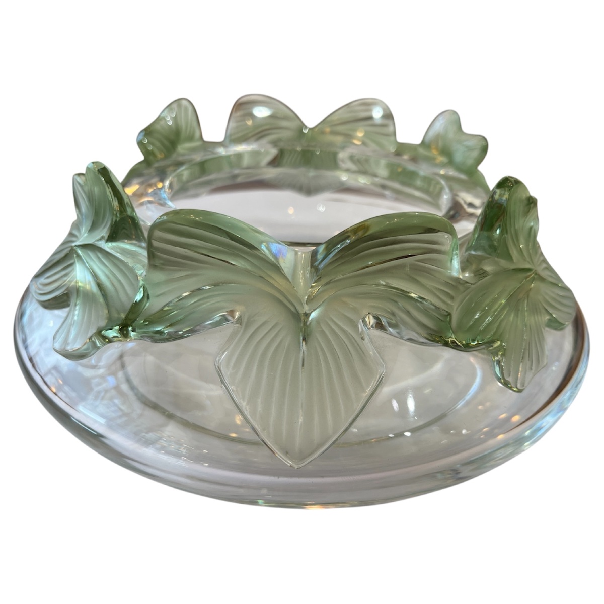 Coupe Lalique France en cristal modèle Lierre-photo-3