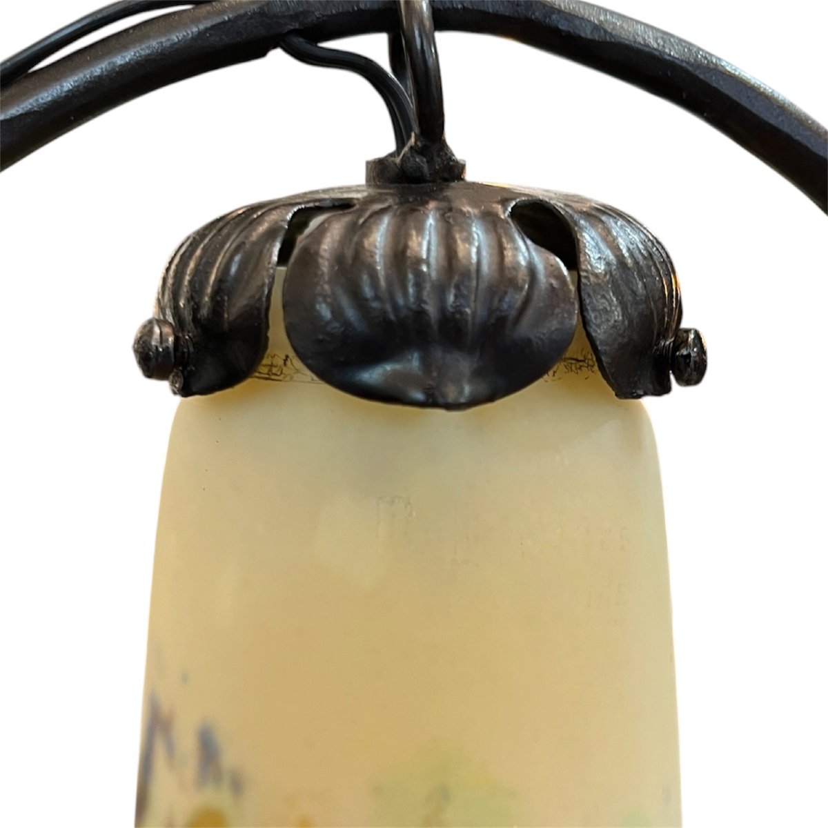 Lampe à poser Art nouveau Muller Frères Lunéville-photo-2