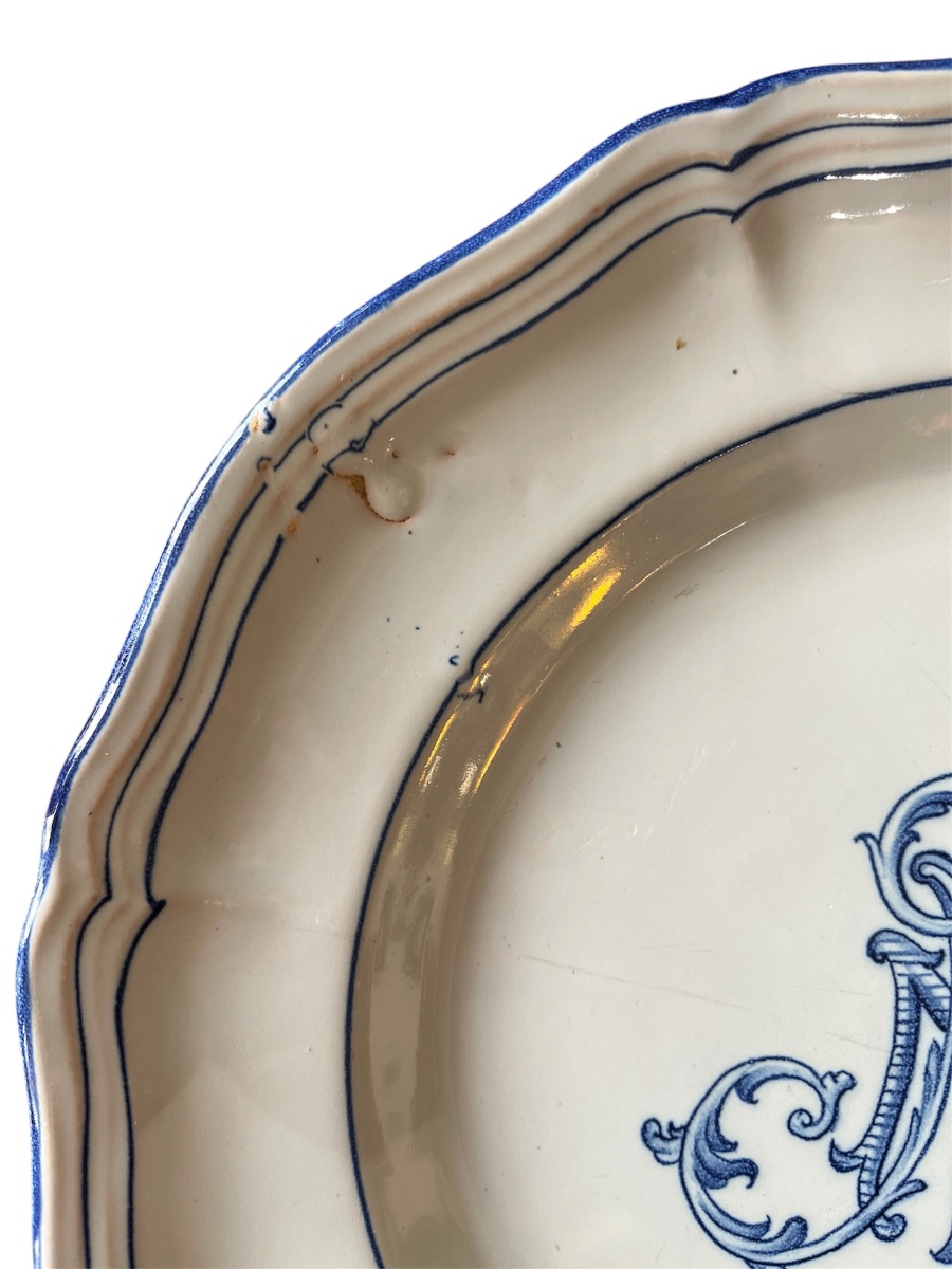 émile Gallé Earthenware Plate-photo-3