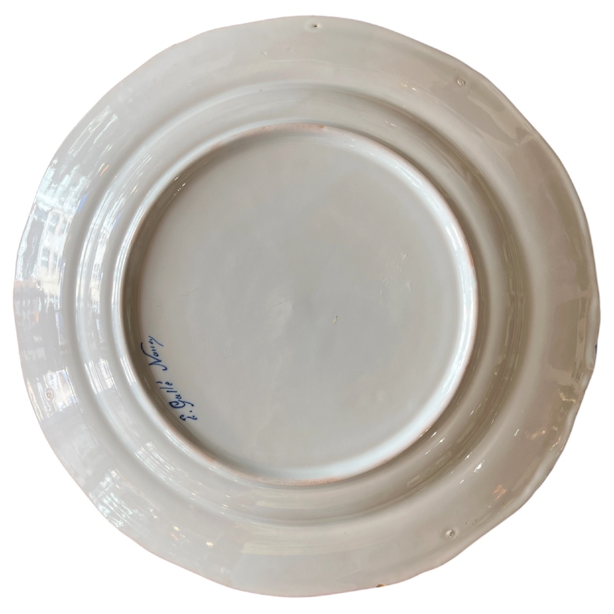 émile Gallé Earthenware Plate-photo-4