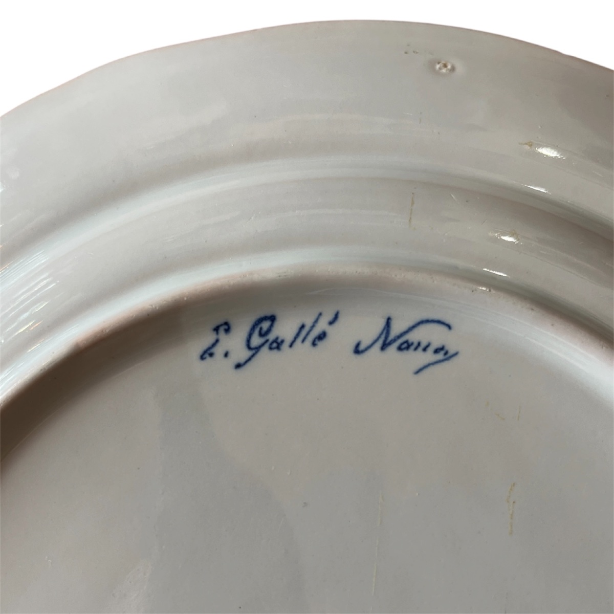 émile Gallé Earthenware Plate-photo-1