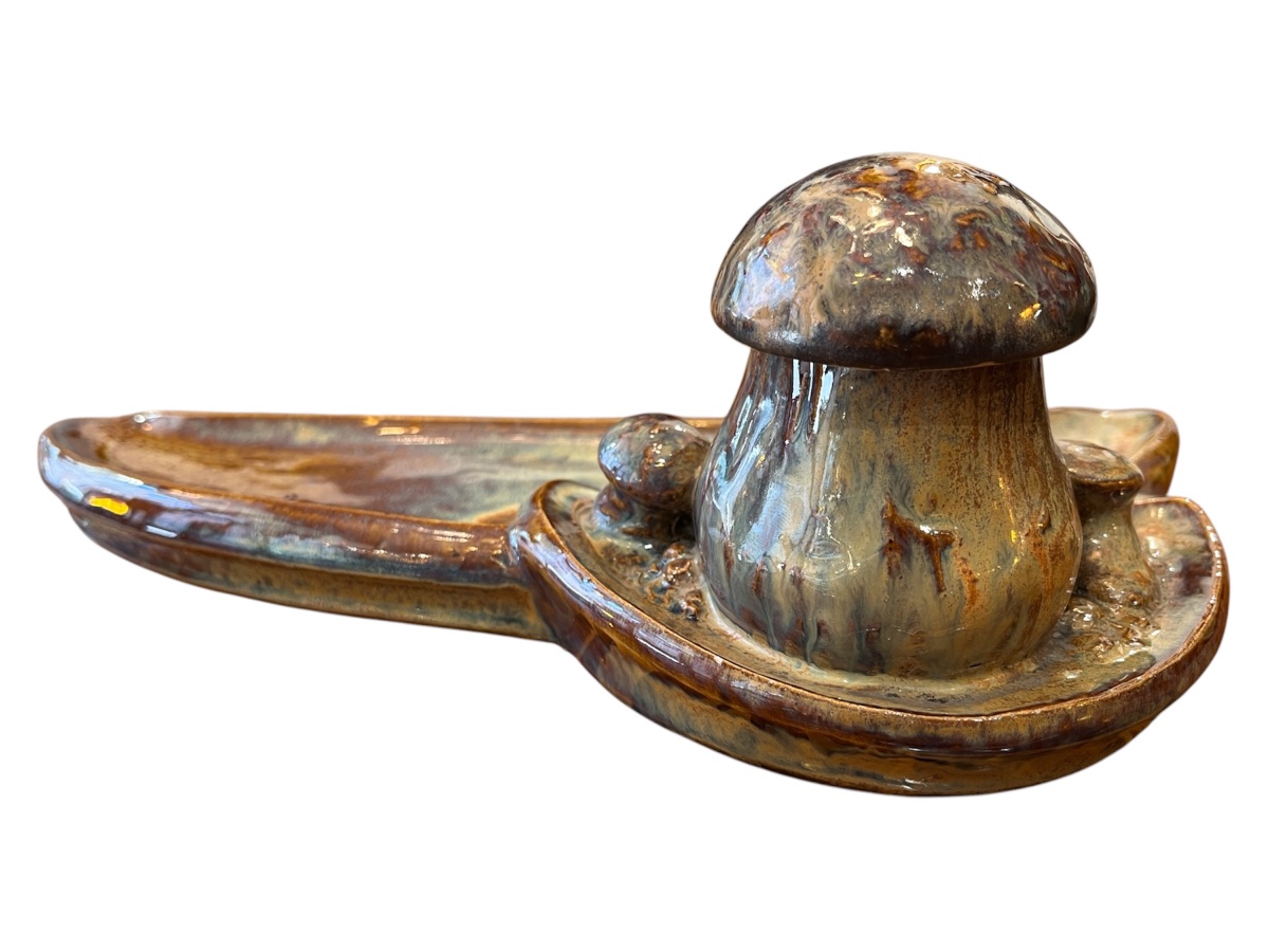 Encrier Art nouveau en grès flammé Cythère Rambervillers-photo-1