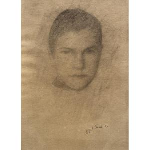 Émile Friant - Étude préparatoire pour L’enfant triste, 1894