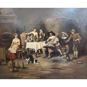 Michel Lambert - Auberge, XVIIIème