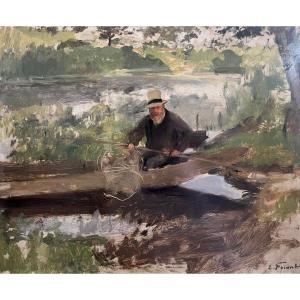 Émile Friant - Le Père Pidole au Port aux Planches