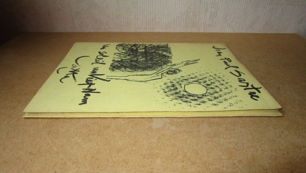 Rare Livre Ancien Numéroté Jean-paul Sartre Un Soleil Un Vietnam 2000 Exemplaires Très Bon état-photo-4