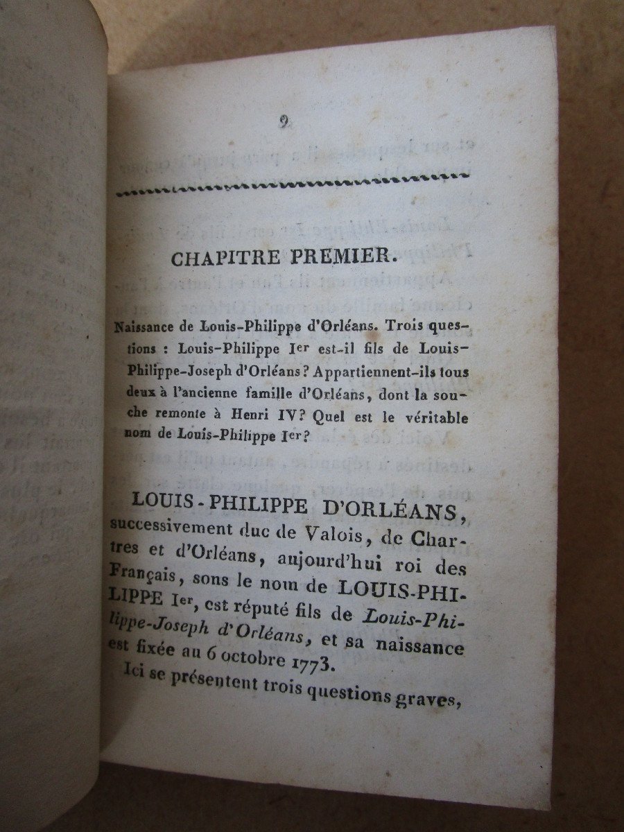 Livre Ancien Rare Biographie Impartiale De Louis Philippe 1833 Pamphlet Diatribe Critique.-photo-7