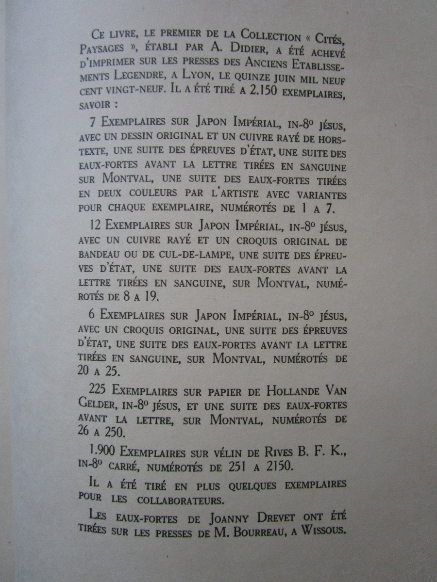 Rare Livre Laurette 1929 Jean Dufourt Dédicacé Et Numéroté 3 Avec Sa Plaque Joanny Drevet Lyon-photo-8