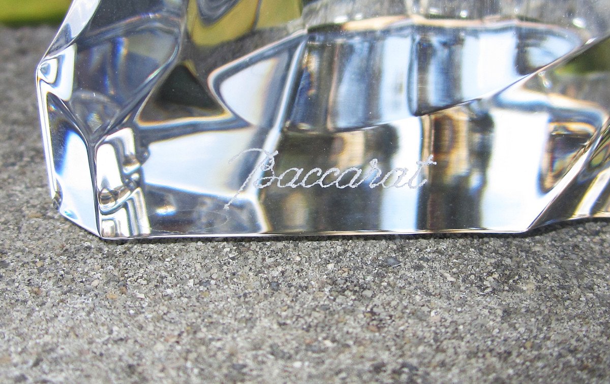 Aigle En Cristal De Baccarat En &eacute;tat Quasiment Neuf, Hauteur 25 Cm. Poids 2,8 Kg.-photo-4