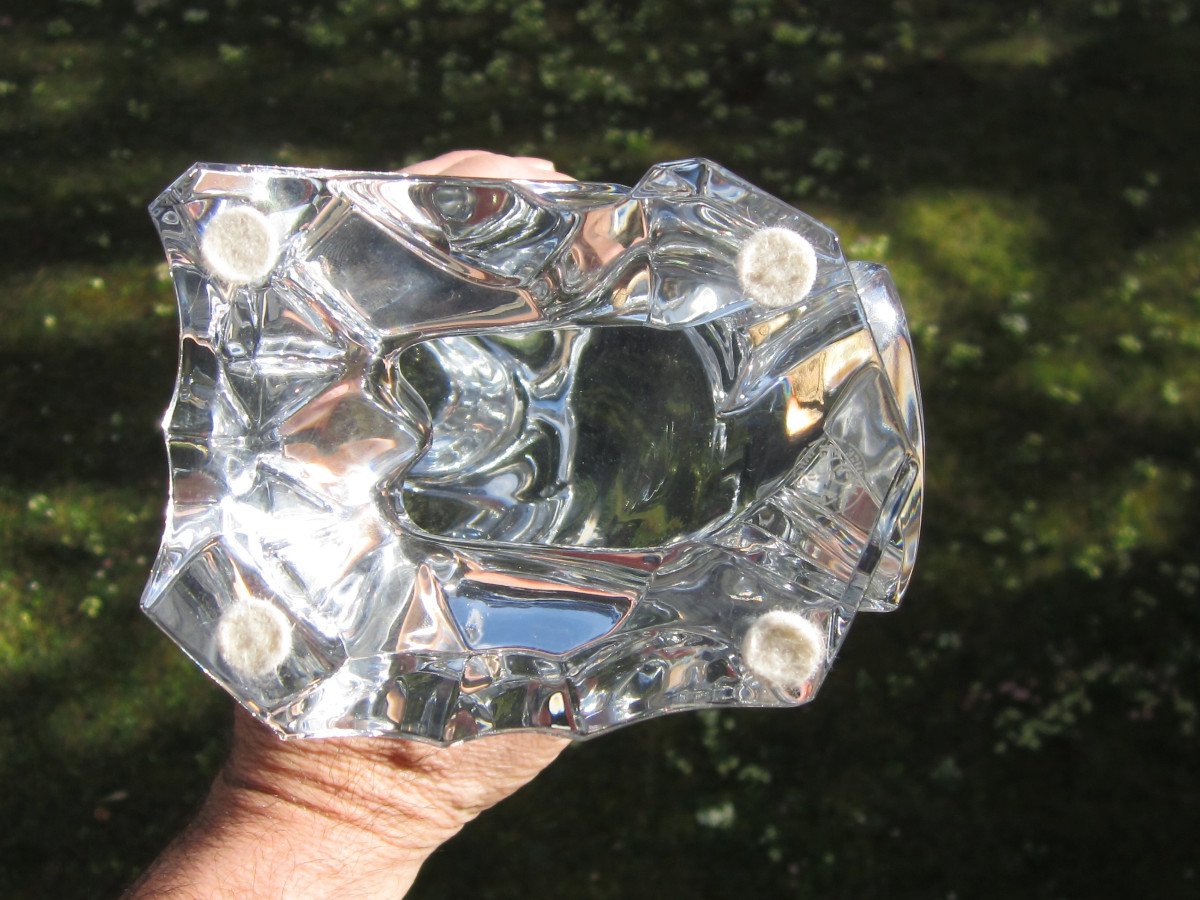 Aigle En Cristal De Baccarat En &eacute;tat Quasiment Neuf, Hauteur 25 Cm. Poids 2,8 Kg.-photo-6