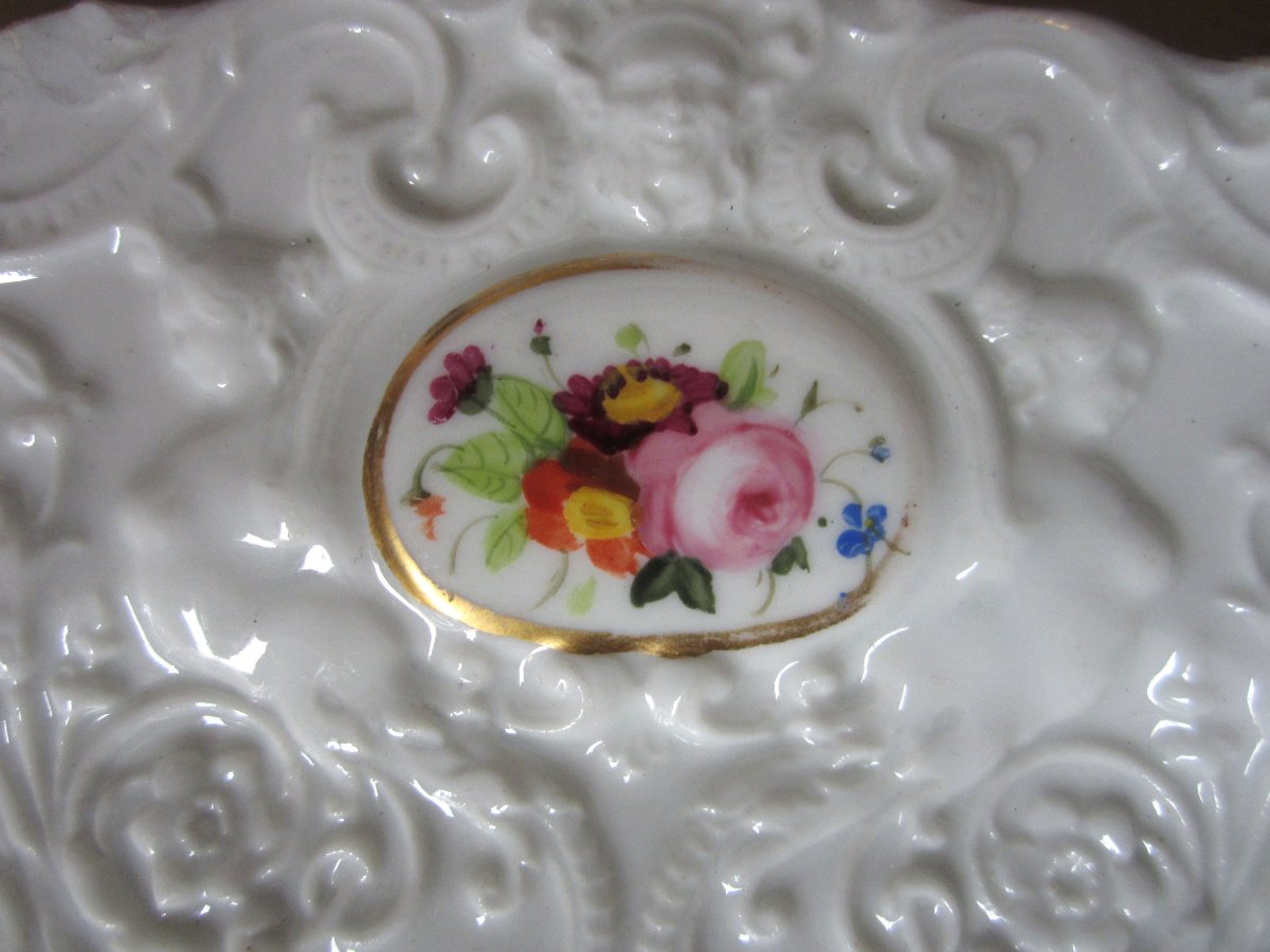Two Very Beautiful 19th Century Paris Porcelain Plates Signed Jp For Jacob Petit.-photo-2