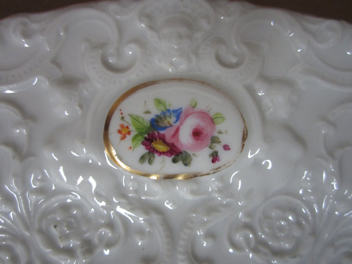 Two Very Beautiful 19th Century Paris Porcelain Plates Signed Jp For Jacob Petit.-photo-4
