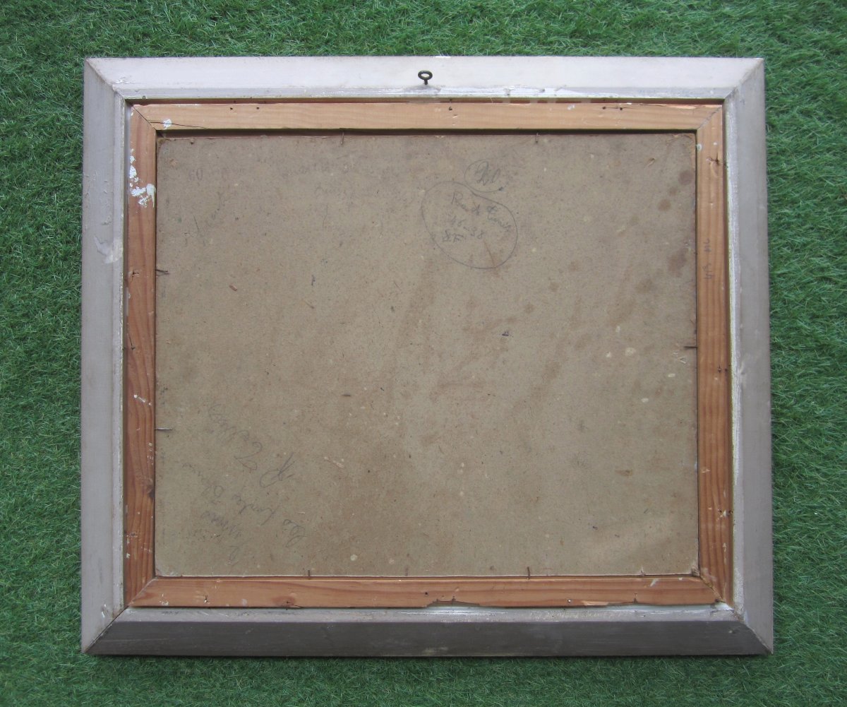 Raymond Tellier, A Very Beautiful Orientalist Painting Signed In 1931, Tunis, Bab Saadoun District, Tunisia.-photo-4