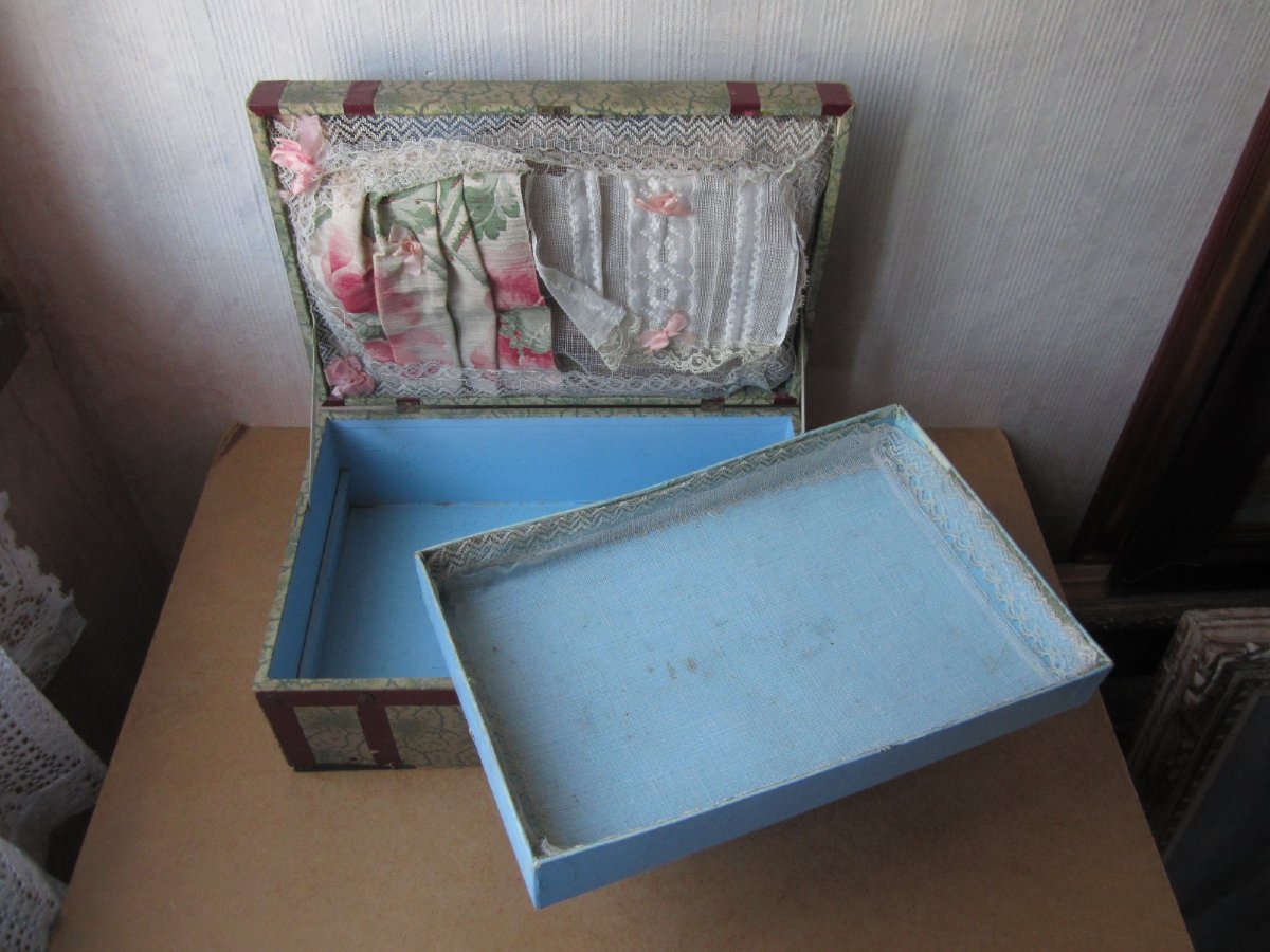 Antique Beautiful 1909 Schoenhau Hoffmeister 4/0 Doll With Her Trousseau Of Clothes.-photo-5