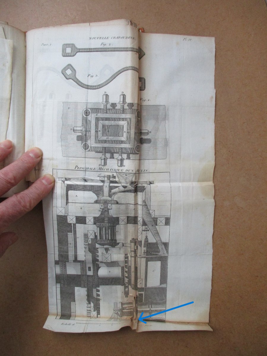 Miller's And Mill Carpenter's Manual, Béguillet, 1775, With Plates, Antique Baker's Book-photo-7