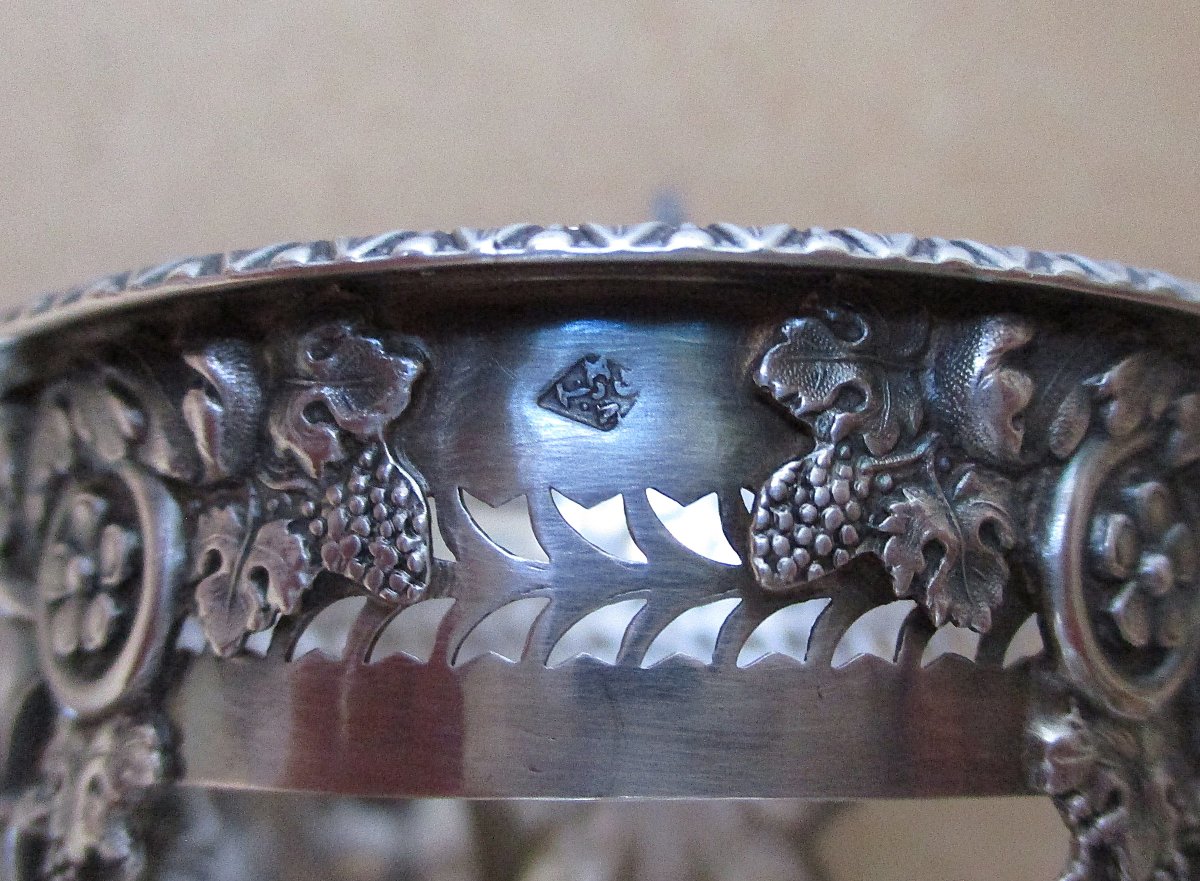 Beautiful Solid Silver Mustard Pot In Empire Style From The Restoration Period, Lid Needs Restoration.-photo-8