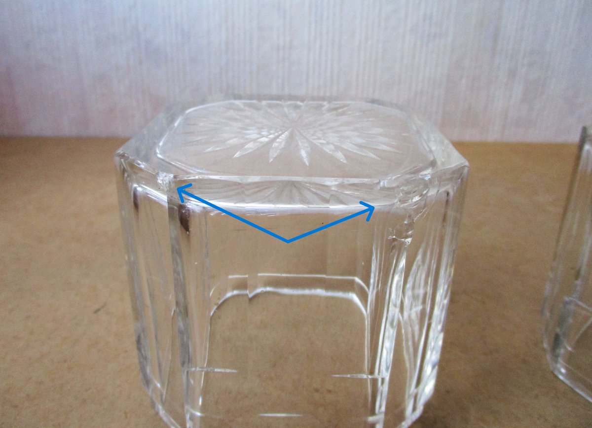 Two Beautiful Art Deco Crystal Boxes With Enamelled Sterling Silver Lids And Vermeil Interiors-photo-6