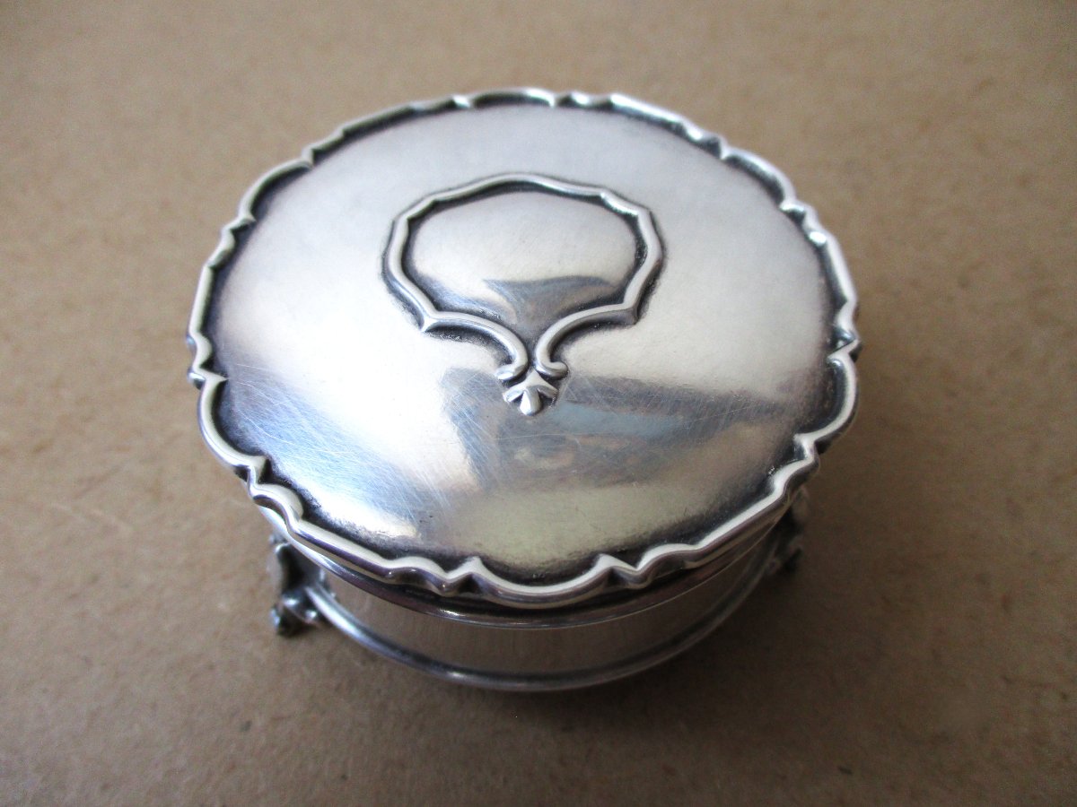 Mappin & Webb, Beautiful Small English Sterling Silver Jewelry Box Birmingham 1911.-photo-2