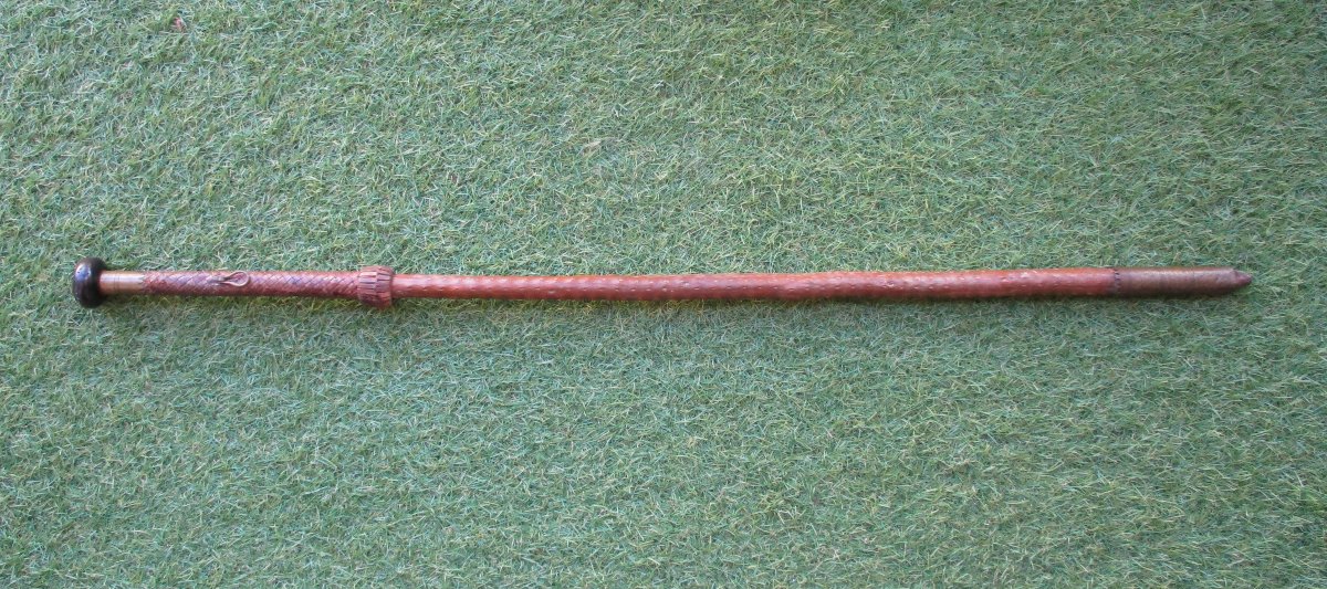 Old Basque Makila Makhila Shepherd's Cane For Women, Without Inner Tip, As Is.-photo-2