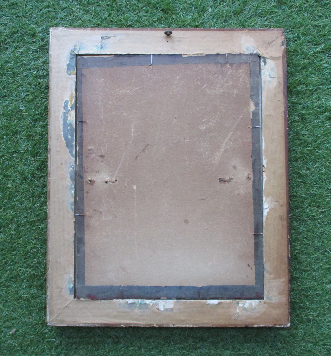 Très belle aquarelle orientaliste fin XIXe début XXe cadre de style Empire tableau ancien signé-photo-4