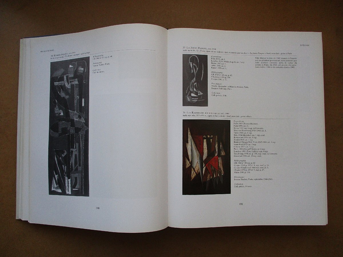 Nicolas de Staël, Catalogue raisonné de l'oeuvre peint Editions Ides et Calendes 1997, bon état-photo-4