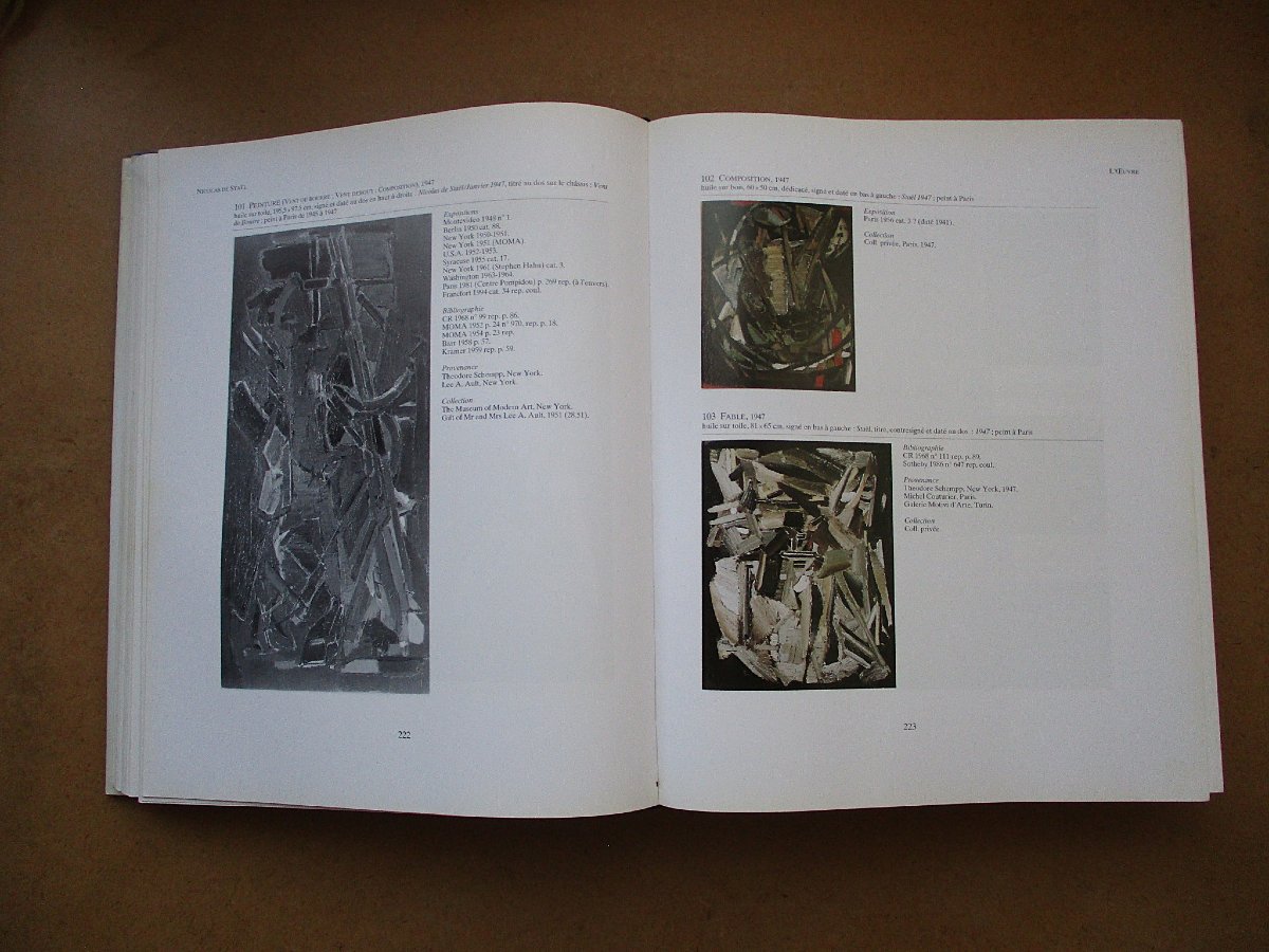 Nicolas de Staël, Catalogue raisonné de l'oeuvre peint Editions Ides et Calendes 1997, bon état-photo-1