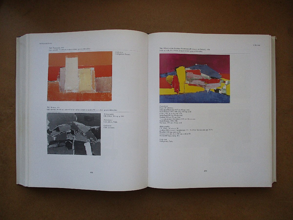 Nicolas de Staël, Catalogue raisonné de l'oeuvre peint Editions Ides et Calendes 1997, bon état-photo-2