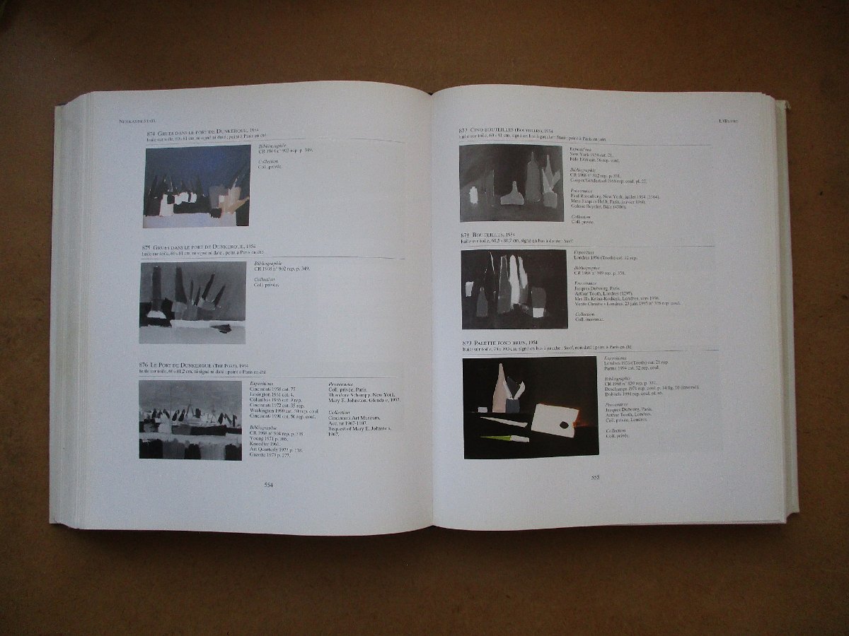 Nicolas de Staël, Catalogue raisonné de l'oeuvre peint Editions Ides et Calendes 1997, bon état-photo-3