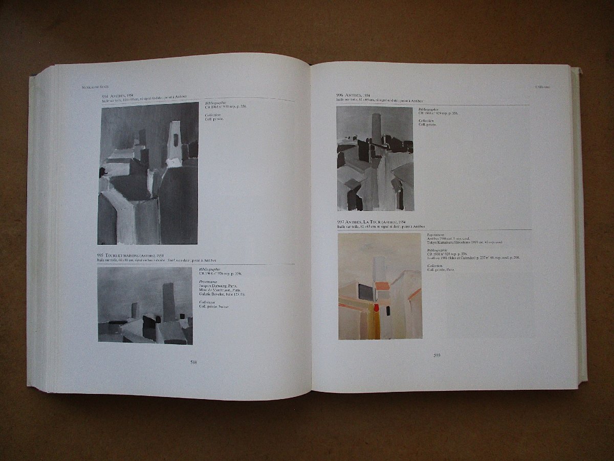 Nicolas de Staël, Catalogue raisonné de l'oeuvre peint Editions Ides et Calendes 1997, bon état-photo-4