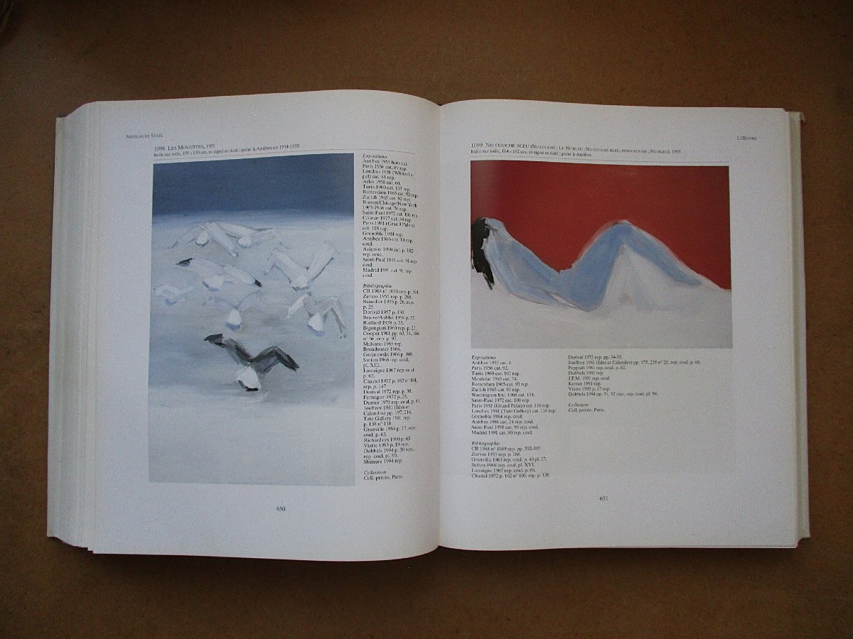 Nicolas de Staël, Catalogue raisonné de l'oeuvre peint Editions Ides et Calendes 1997, bon état-photo-5