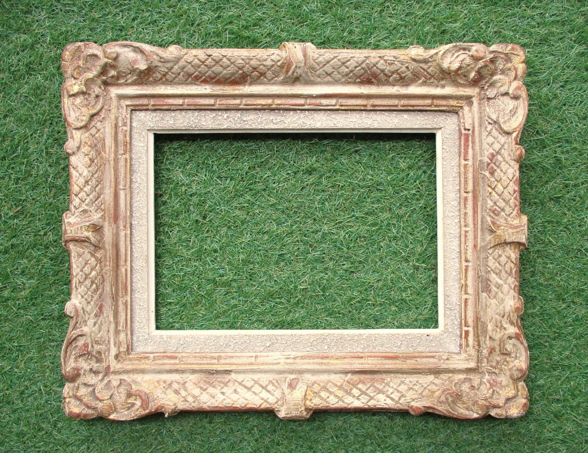 Old Montparnasse Frame Circa 1940 Format 3p Rabbet Dimensions: 27.4 X 19.5 Cm.