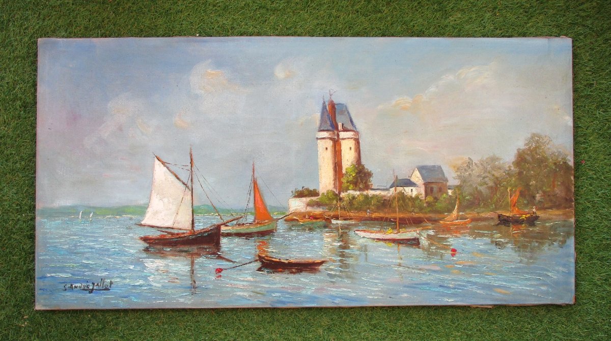 Saint Servan-sur-mer, Saint-malo: A Beautiful Breton Seascape By André Jallot, Circa 1940.