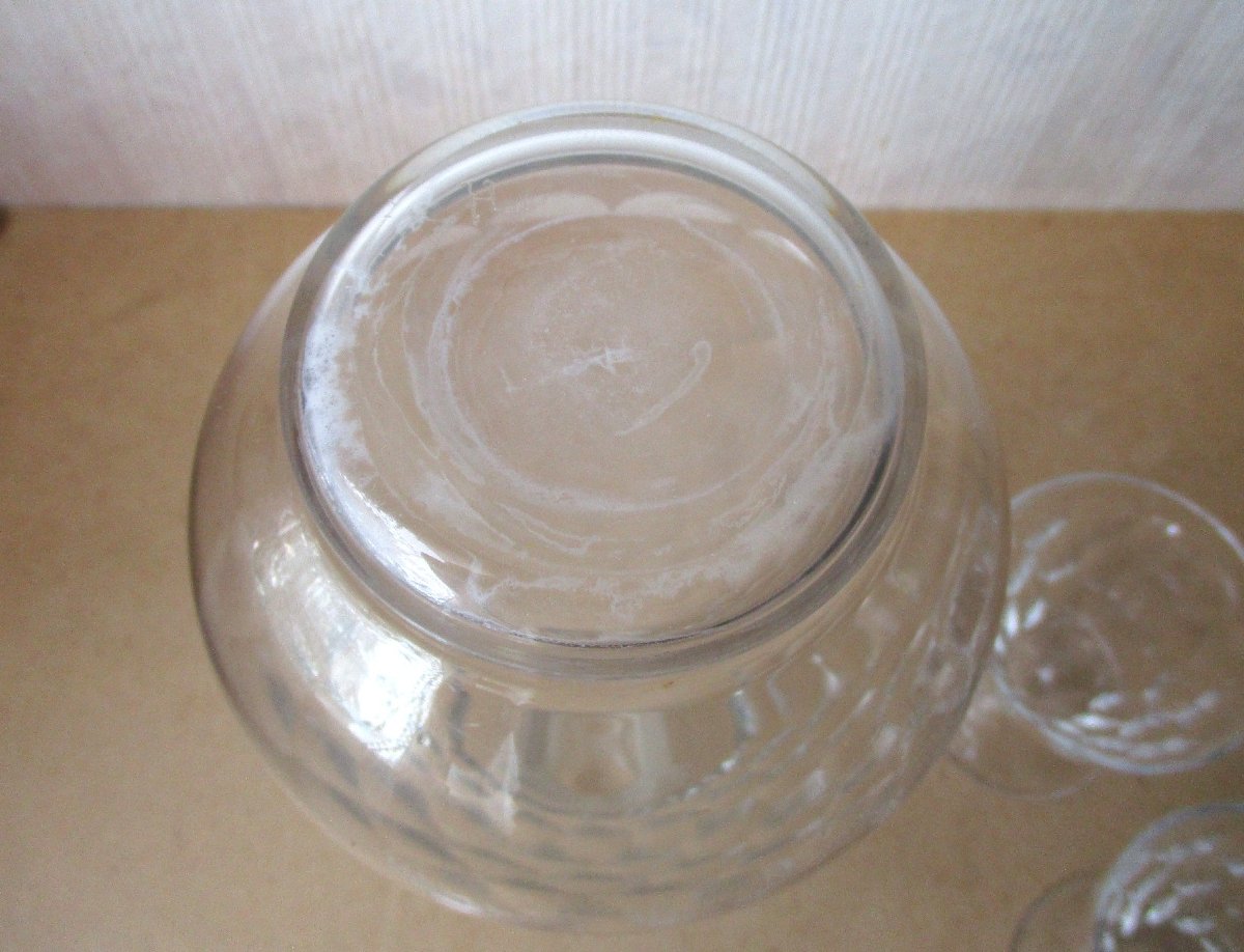 A Set Of Baccarat Art Deco "brindisi" Crystal Glasses In Perfect Condition.-photo-6