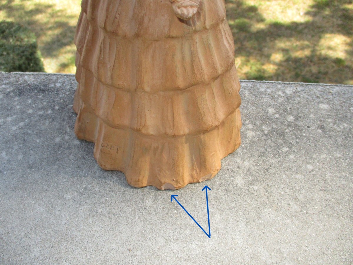 Fanny Rozet (1881–1958) — “elegant In The Truest Sense Of The Word,” A Romantic Art Deco Terracotta Sculpture.-photo-5