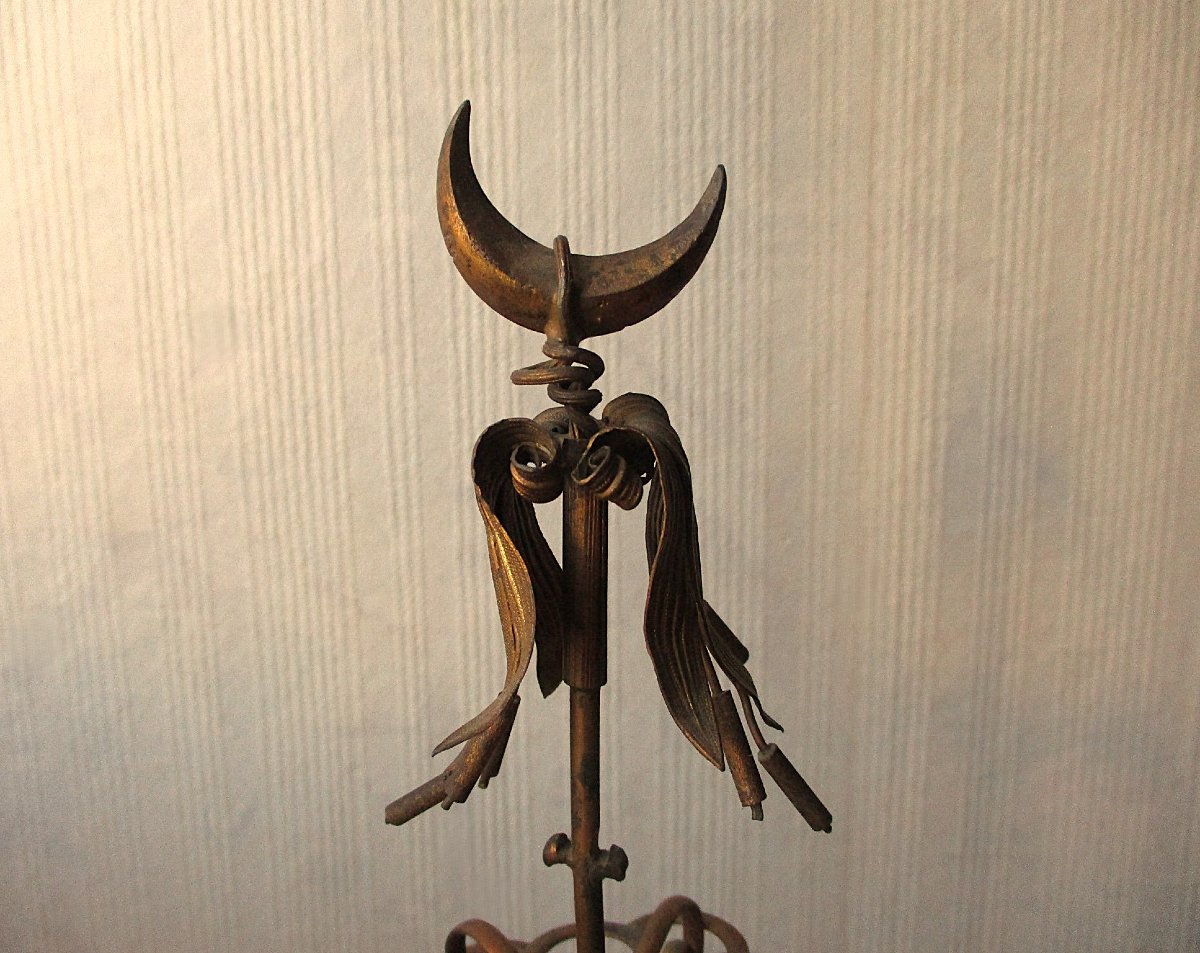 Ancien très beau porte-pipes ou porte-cigares en laiton XIXe, porte cigares pipes Napoléon III.-photo-5