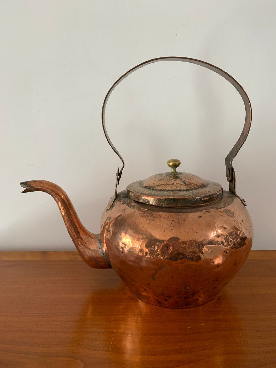 Red Copper Kettle