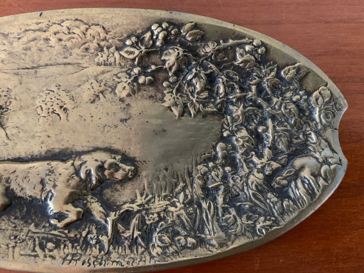 Cendrier en bronze, Henri RISCHMANN-photo-3
