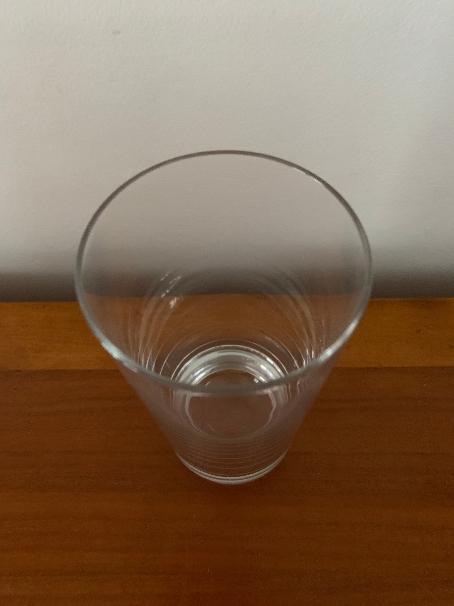 Set Of Six Baccarat Crystal Glasses-photo-3