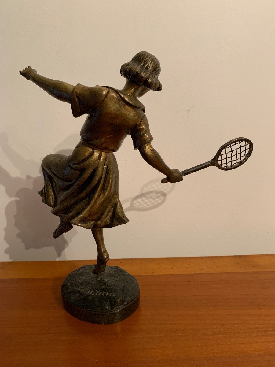 Bronze Representing Marguerite Broquedis, Georges Omerth-photo-4