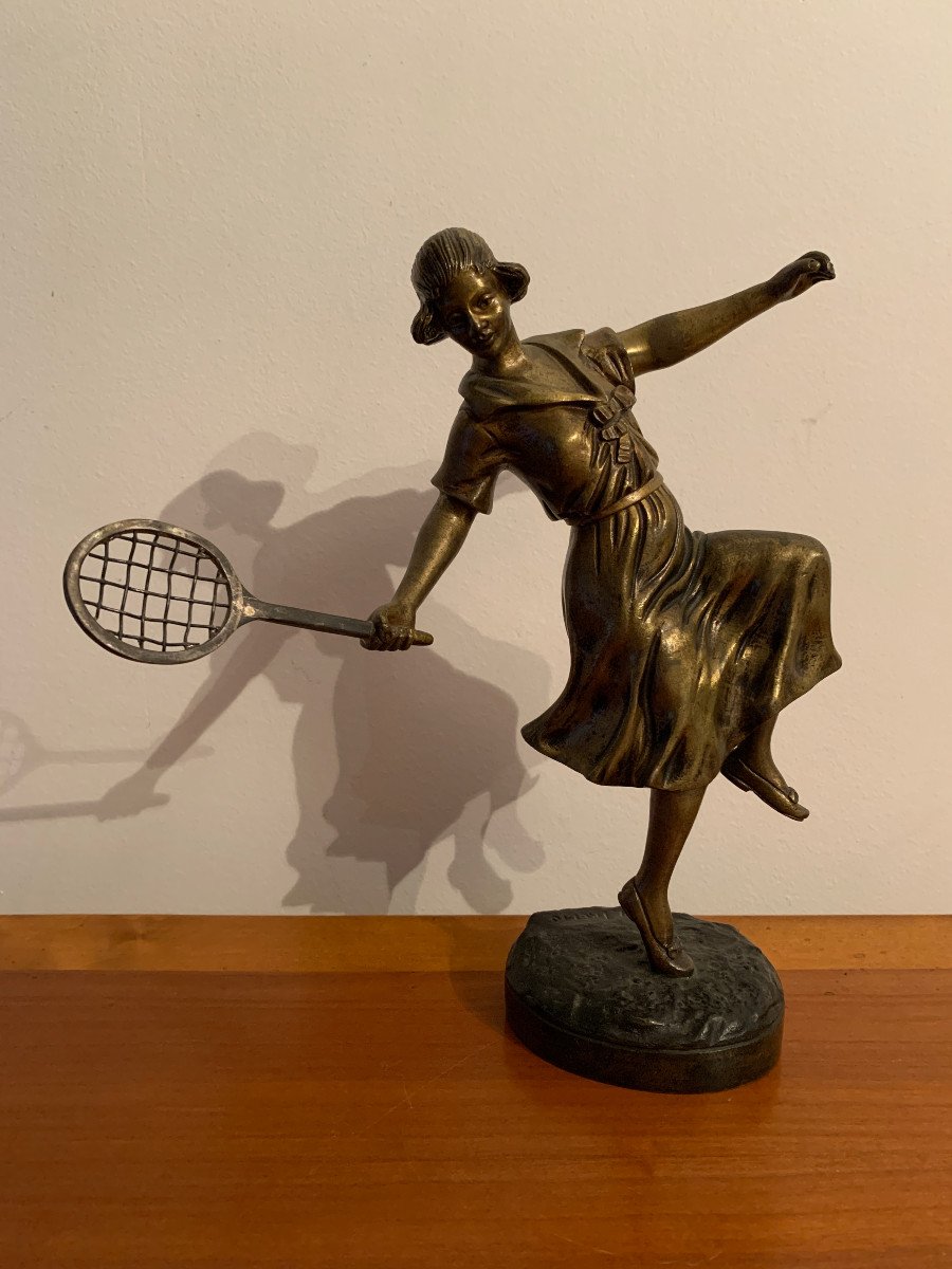 Bronze Representing Marguerite Broquedis, Georges Omerth