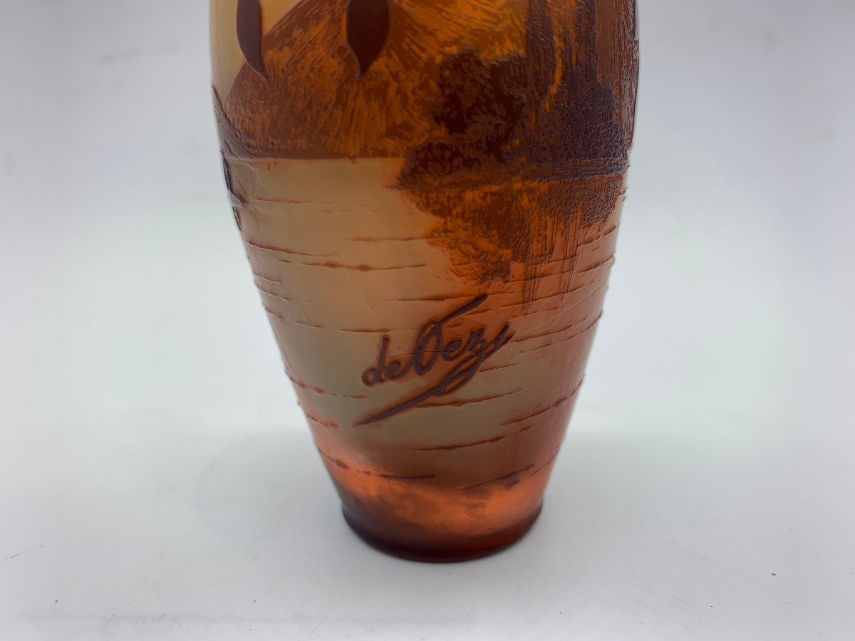 De Vez - Vase With Lake Landscape-photo-5