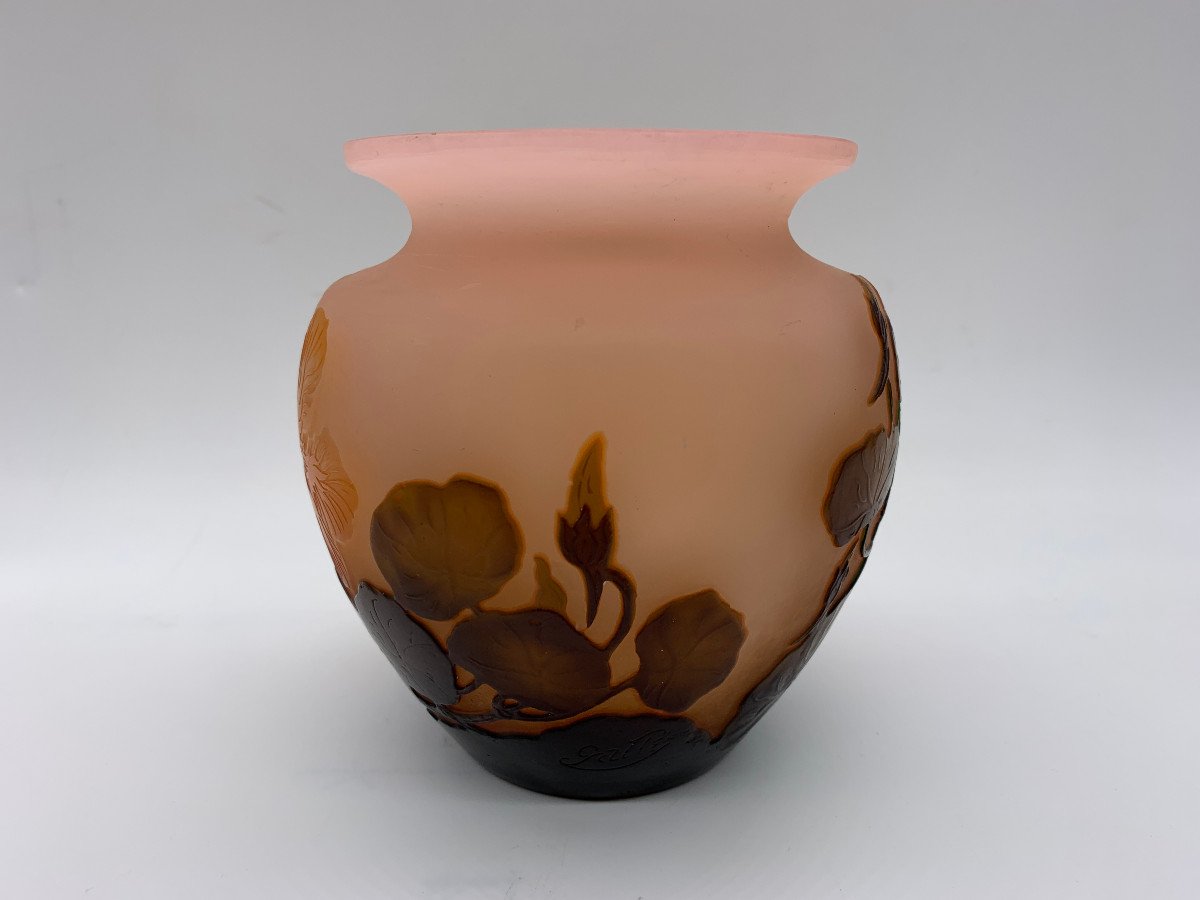 émile Gallé - Vase With Nasturtiums-photo-3