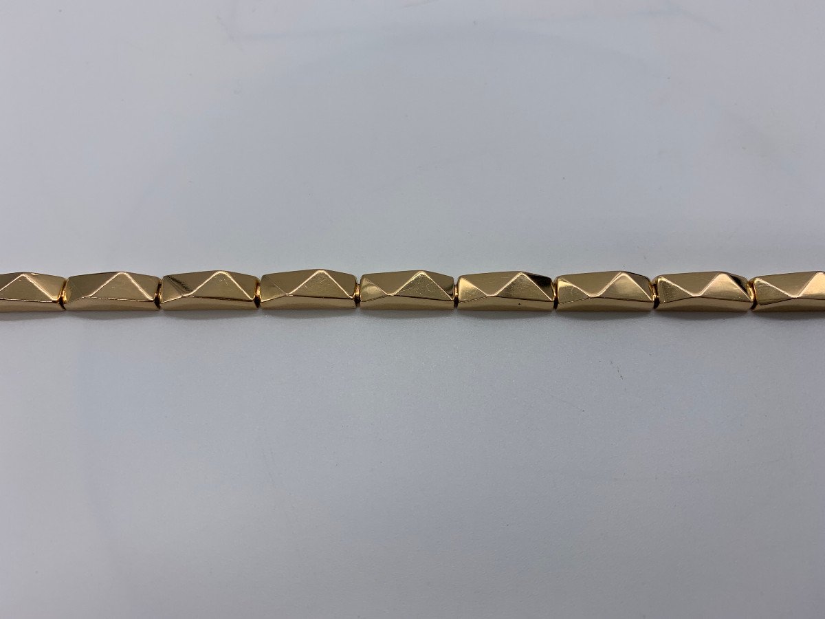 18k Gold Tank Bracelet-photo-2