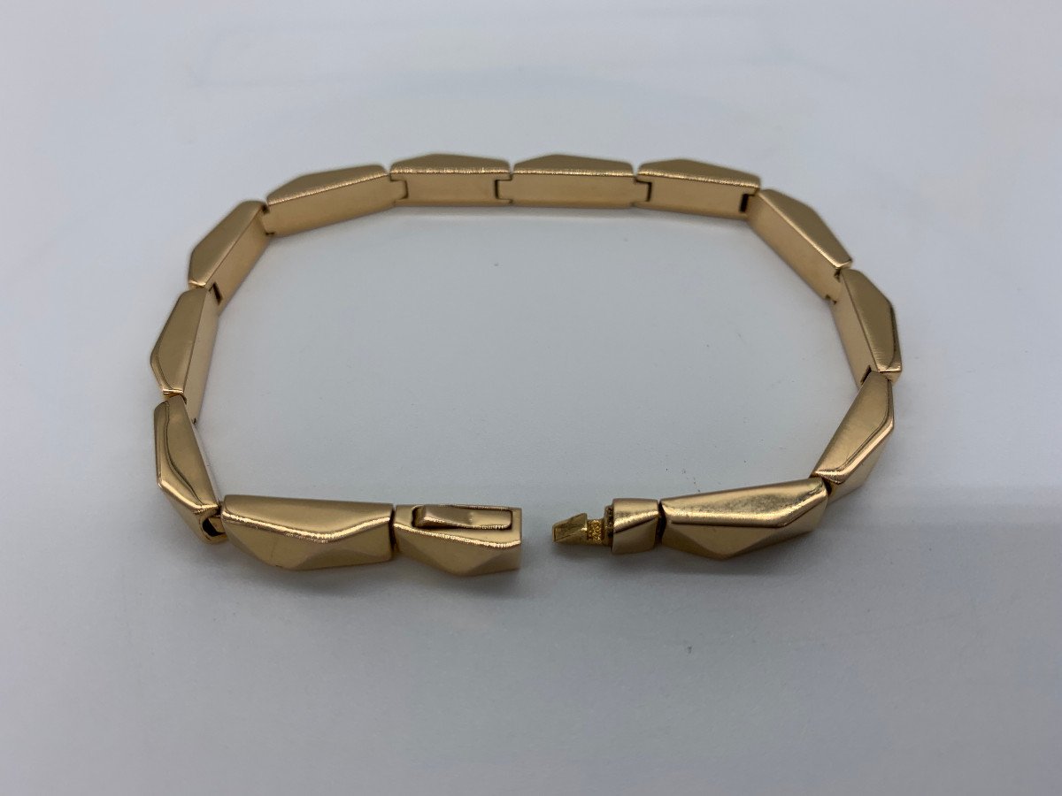 18k Gold Tank Bracelet-photo-3