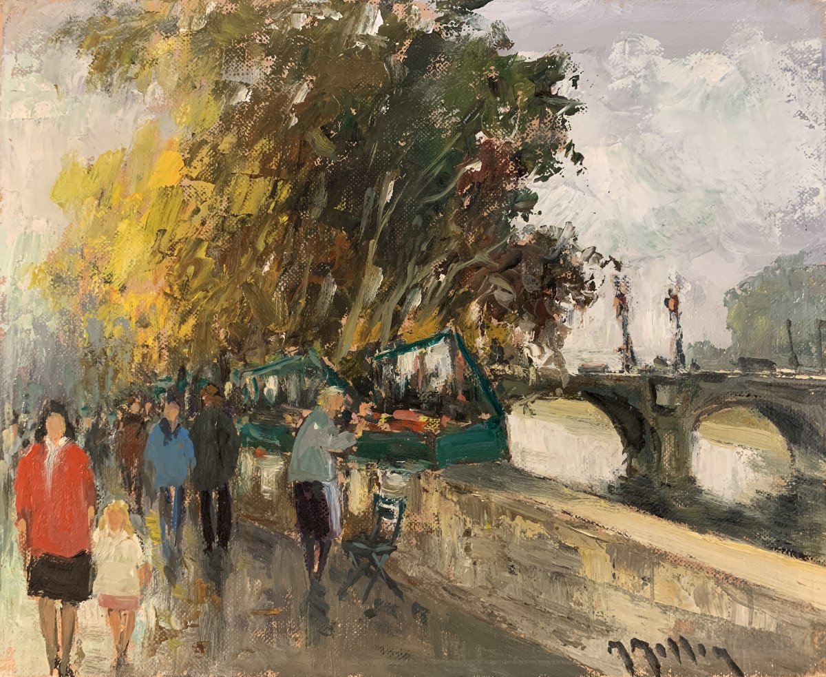 Marcel Masson - The Pont Neuf And The Banks Of The Seine In Paris